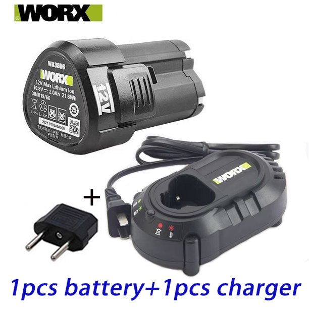 100% Original 2.0/4.0Ah para WORX Kress 12V WA3506 WU127 WU128 WU130 WU131X WU132 WU280 WX128 WX540 Batería para Herramienta Eléctrica