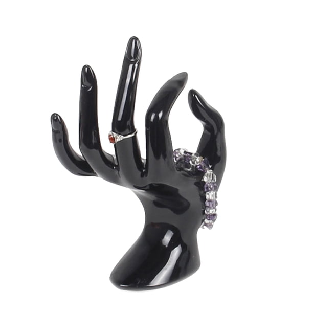 Soportes de exhibición de collar de joyería Forma OK Forma de mano Pulsera Soporte de anillo para colgantes Anillos Muestra accesorios Advancent JJ23909-03