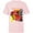 Soft Pink, variant on Disney and Pixar’s Cars Lightning McQueen Birthday Champ - Short Sleeve T-Shirt for Kids - Customized-White