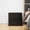 18.9" Black Nightstand, variant on 23.4"H Nightstandwith Charging Station,Night Light,Modern with Bookshelf,Bedside Table with Storage Cabinet for Bedroom,Light Yellow