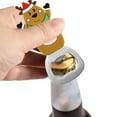 thumbnail image 4 of Cartoon Christmas Beer Bottle Opener Magnetic Refrigerator Sticker Household Tool with Festive Design & Stainless Steel, 4 of 6
