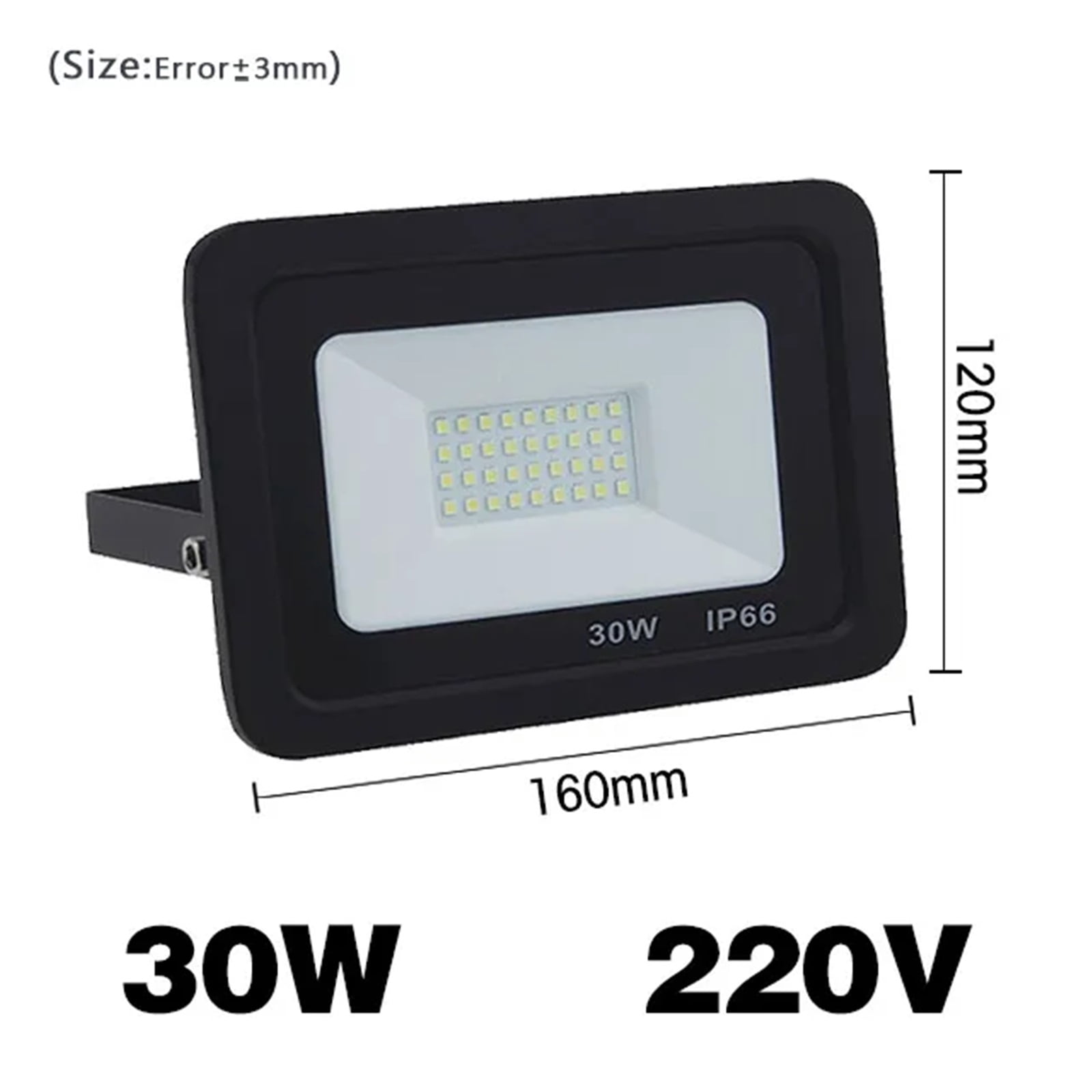 Led Flood Light 20W 30W 50W 100W Spot Light For Outdoor SMD 2835 Floodlights Wall Lamp Lighting For Street Square - Wide Angle Beam
