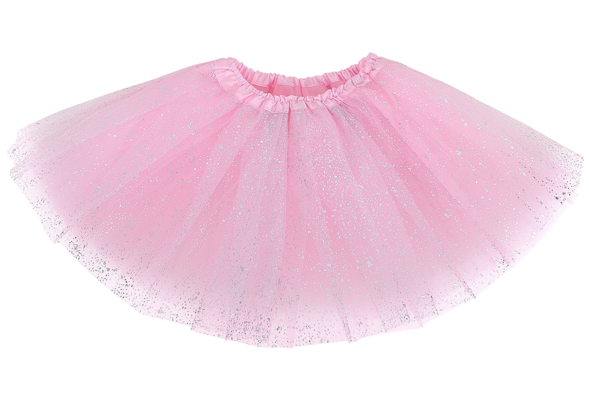 Girl's 5 Layered Tulle Classic Princess Ballet Tutu Skirt Red_sparkling ...