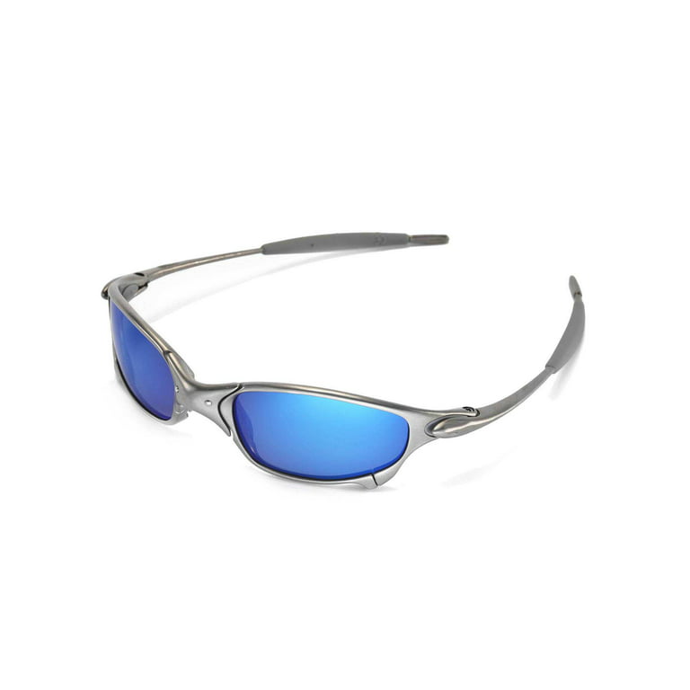 Walleva Lentes de reposição para óculos de sol Oakley Juliet – Várias  opções disponíveis (Ice Blue)