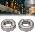 thumbnail image 3 of Double Shielded Rollers, Rubber Sealing Low Friction 6206RS Ball Bearing 2 Pcs Fast Heat Dissipation Sturdy  for Electric Tool, 3 of 7