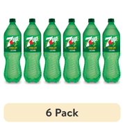 (6 pack) 7UP Caffeine Free Lemon Lime Soda Pop, No Allergens, 1.25 L Bottle