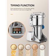 Grain Mill Grinder Electric 2500g, Swing Herb Mill Grinder for Dry Spice Herbs