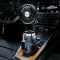 thumbnail image 3 of TERGAYEE Car Water Cup Holder Fan,Adjustable Fan CupholderLarge Cup Holder Extander for Car,for Car Vehicle,SUV,Truck,Office,USB Powered, 3 of 9