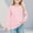 Pink, variant on OGLCCG Girls Long Sleeve Shirts Kids Crewneck Soft Tunic Tops Lightweight Solid Color Basic Casual T-Shirts with Pocket 5-14 Years