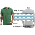 thumbnail image 3 of GENTS BLISS Short Sleeve Men T shirts Ribbed Crew Neck Shirts for Men Color Block Tee Shirts with Pocket, 3 of 9