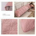 thumbnail image 4 of Extra Long Double Pillowcase for Couples Queen Size Pillow Cover Quilted Fabric for Side Sleepers(Pink), 4 of 6