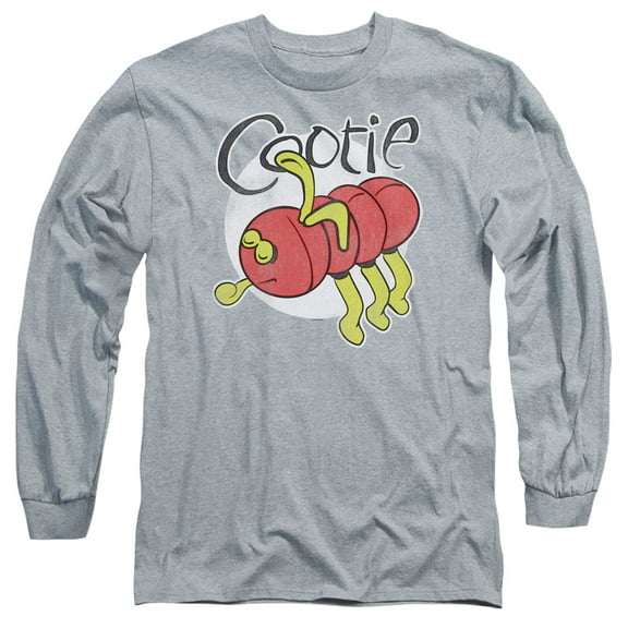 Cootie Cootie Long Sleeve Adult 18/1 T-Shirt Athletic Heather
