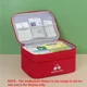 thumbnail image 4 of Botiquín de primeros auxilios para viajes al aire libre de doble capa, bolsa de clasificación de medicina de tela Oxford de Color sólido, bolsa de prevención impermeable para el hogar, 4 of 4