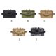 thumbnail image 5 of Eigraketly Bolsa de almacenamiento para acampar, bolsillo de malla con cremallera portátil, repuesto para exteriores, senderismo, Picnic, estufa, Mochilas de mochilero Camuflaje, 5 of 6