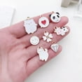 thumbnail image 3 of U8MO 10pcs White Charms Enamel Pendant For Jewelry Making Handmade Necklace Bracelet-10pcs crown 11x12mm, 3 of 6