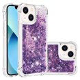 thumbnail image 5 of Case for iPhone 14 Plus Bumper Cover Sparkly Glitter Bling Flowing Liquid Compatible with iPhone 14 Plus Case, 5 of 5