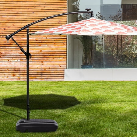 60l Plastic Weighted Fill Water Sand Wheel Patio Umbrella Base 60l Plastic Weighted Fill Water Sand Wheel Patio Umbrella Base