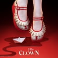 thumbnail image 5 of Hot Chocolate Design Women's Platform Shoes – Clown Mary Jane, Buckle Closure, Ruffle & Pom-Pom Detail, Bold Red Platform Heel, Rubber Sole, Cushioned Insole, Size 7, 5 of 7