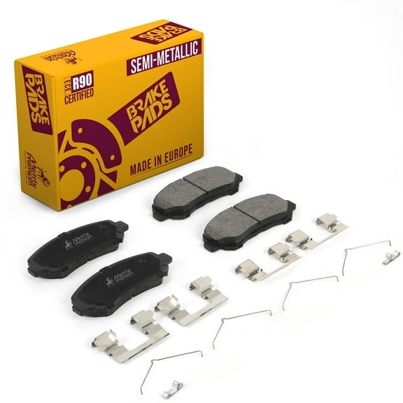 Metrix Premium Chassis Parts Front Semi-Metallic Disc Brake Pad Set D1374-D1338 Fits Nissan Juke, Maxima, Rogue, Rogue Select, Sentra, Suzuki Kizashi