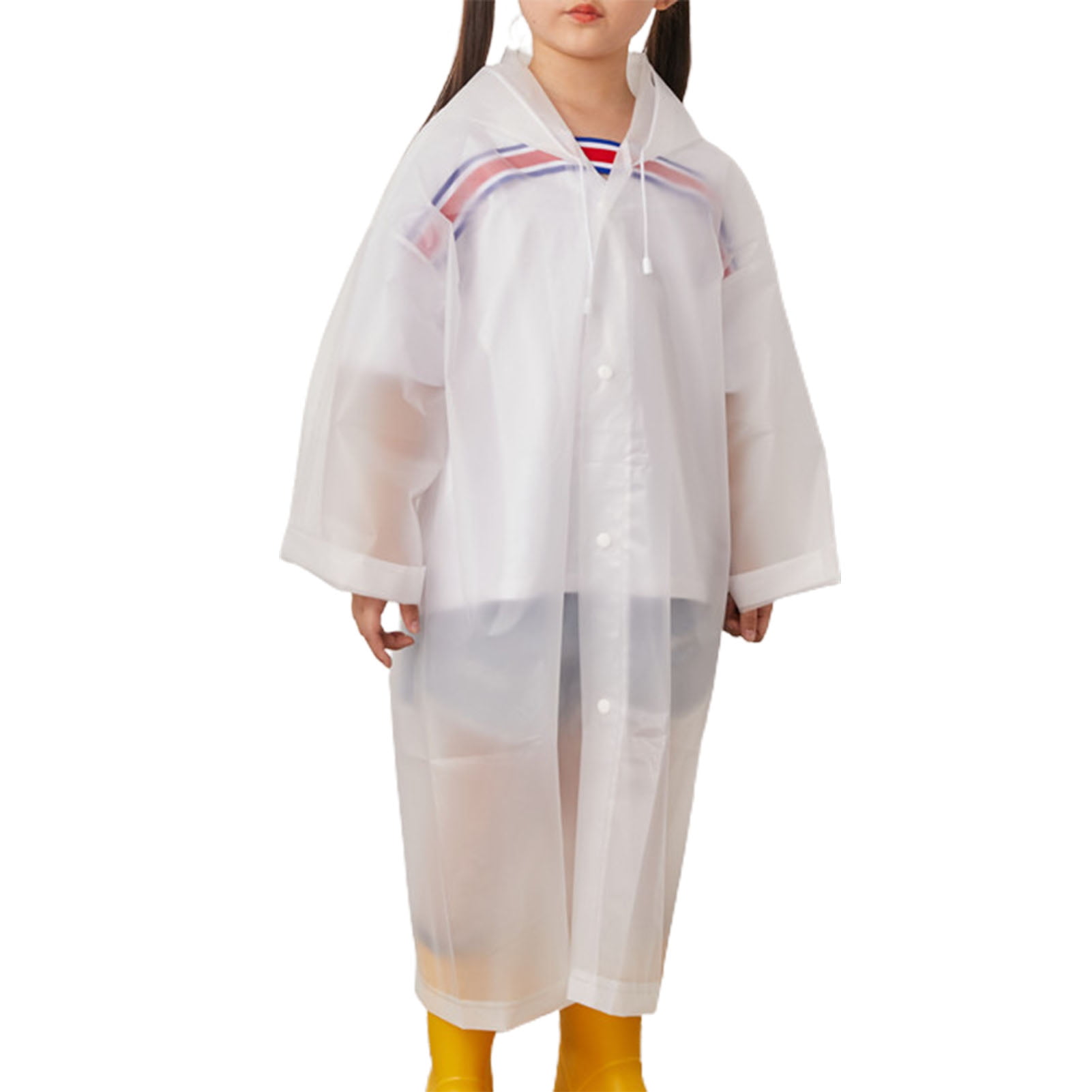 Waterresistant Raincoat for Kids, Kids Rain Coat Reusable Rain Poncho