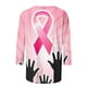 thumbnail image 5 of Fiudx Ofertas Flash Del Día Solo En Línea Camiseta Estampada a La Moda para Mujer, Blusa de Mangas 3/4, Tops Informales con Cuello Redondo, 5 of 5