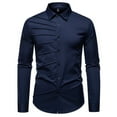 thumbnail image 4 of NAFUU Men's Dress Shirts Slim Fit Long Sleeve Button Down Shirts Collared Casual Business Shirt Comfortable Stretch Formal Wear Tops Daily Fashion Shirts, 4 of 9