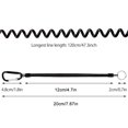 thumbnail image 1 of [Yuexinghui] Processed Intellectual Property 4pcs Fishing Lanyard With Carabiner Retractable Spring Rope Fishing Rope Combination Color One Size ANGGREK Fishing Spring Rope, 1 of 6
