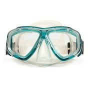 Newport Goggle Mask Swimming Pool Accessory for Teens 5.5" - Green/Clear