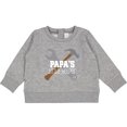 thumbnail image 2 of Inktastic Papa Little Helper Baby Sweatshirt, 2 of 4