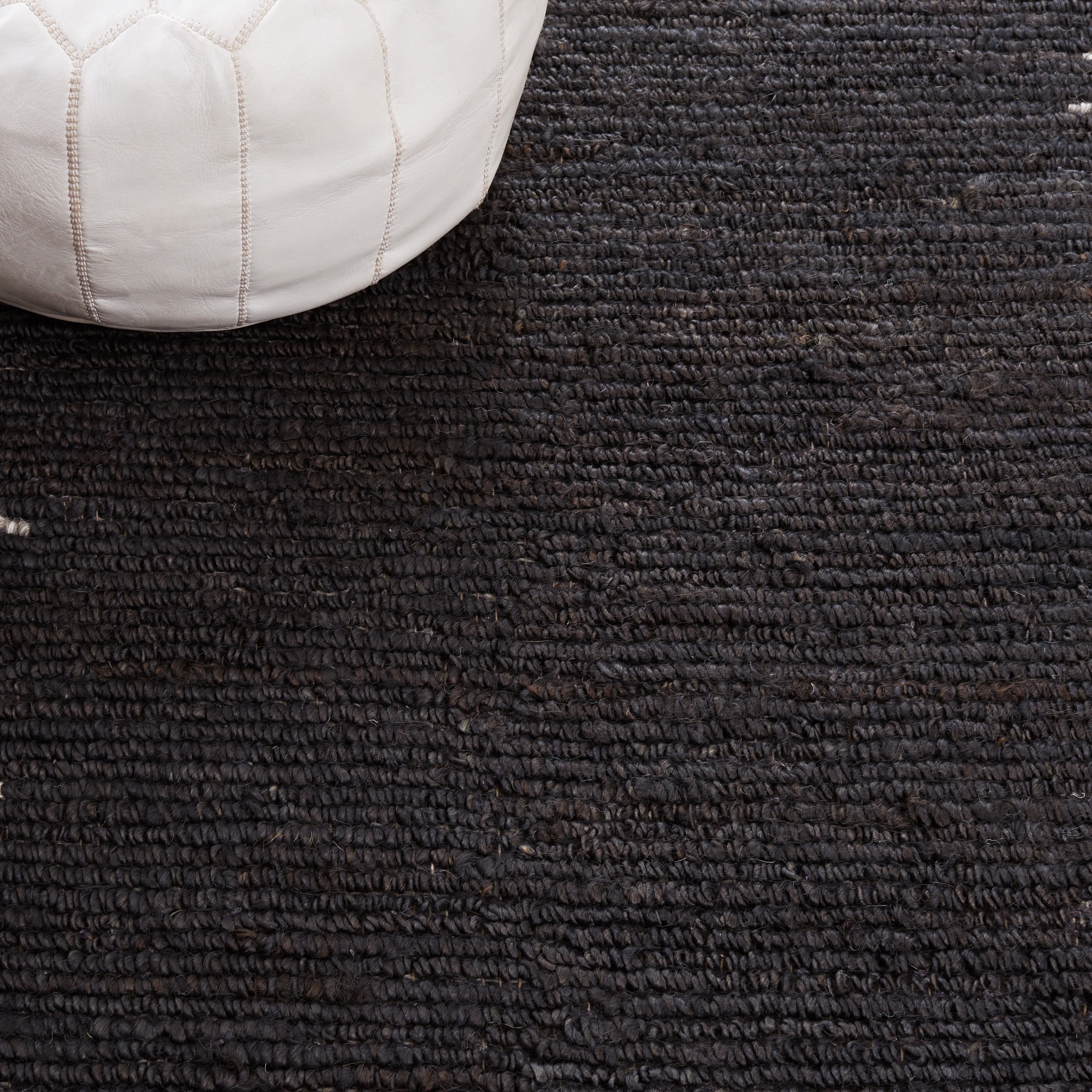 SAFAVIEH Natural Fiber Jake Abstract Runner Rug, Black/Beige, 2'3" x 8'