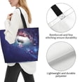 thumbnail image 3 of Balery Planets Stars And Galaxies Bolsa Tote Estilo Estético con Cremalleras, Bolsa de Hombro, Bolsa de Compras Grande y Plegable, 3 of 8
