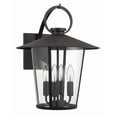 thumbnail image 3 of Crystorama Andover 4 Light Matte Black Outdoor Wall Mount - 14"W x 17.25"H x 15.5"D, 3 of 9