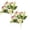B1_2pc 12.6" Pink, variant on SMKE Faux Flower Spray,Fade-Resistant Outdoor Decor For Porch,Veranda,Patio,Office Artificial Greenery,Artificial Flower Stem,Pink 12.6-Inch Plastic Memorial Bouquet for Cemetery,Hanging Window Box
