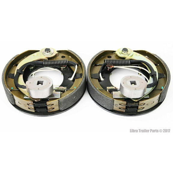 New 7" X 1-1/4" Trailer Electric Brake Assembly (1 Right   1 Left) - 21001