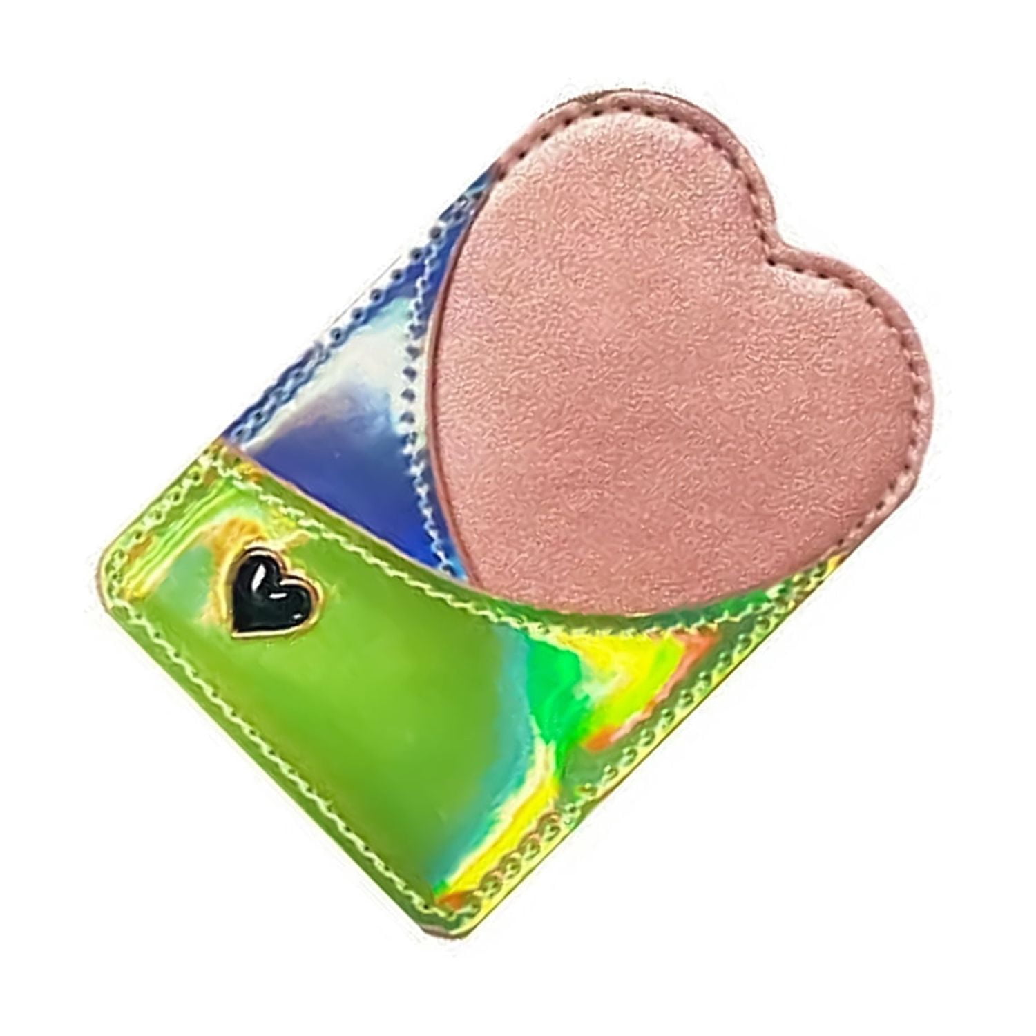Universal Back Phone Heart Design Leather Card Slot