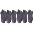thumbnail image 2 of Riecok 6 Pairs Mens Ankle Socks Lightweight Non Slip Grip Crew Socks Low Cut Stretched Breathable Soft Comfortable Socks for Everyday Wear, 2 of 8