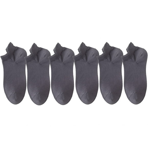 Birdeem Socks 6 Pairs Man Socks Mesh Ventilation Non Slip Liner Footies Thin Socks Lightweight Socks