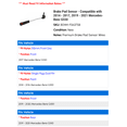 thumbnail image 2 of Brake Pad Sensor - Compatible with 2014 - 2017, 2019 - 2021 Mercedes-Benz G550 2015 2016 2020, 2 of 2