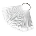 thumbnail image 1 of Muestras Uñas en Blanco 50 Piezas Herramienta Esencial para Forma Abanico Amantes La Belleza, 1 of 5