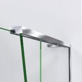 thumbnail image 5 of DreamLine Crest 58-60 in. W x 76 in. H Clear Glass Frameless Sliding Shower Door in Chrome, 5 of 6