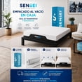 thumbnail image 2 of Colchón Queen Size Sensei Clásico Semi Suave de Memory Foam Premium en Caja, 2 of 6