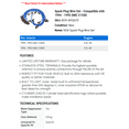 thumbnail image 2 of Spark Plug Wire Set - Compatible with 1994 - 1995 GMC C1500, 2 of 2
