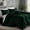 Emerald-Green, variant on IR Imperial Rooms 3 PC Duvet Cover Set Queen Size Solid Button Closer Soft Brushed Microfiber Gray Color (90 x 90) Inches Queen