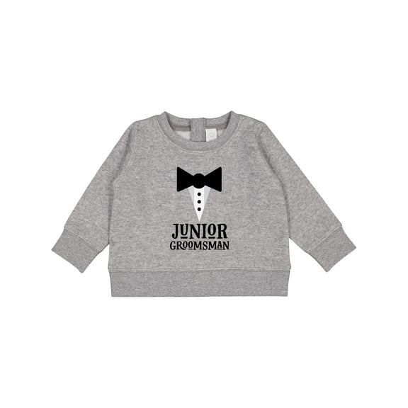 Inktastic Junior Groomsman Bridal Party Wedding Baby Sweatshirt