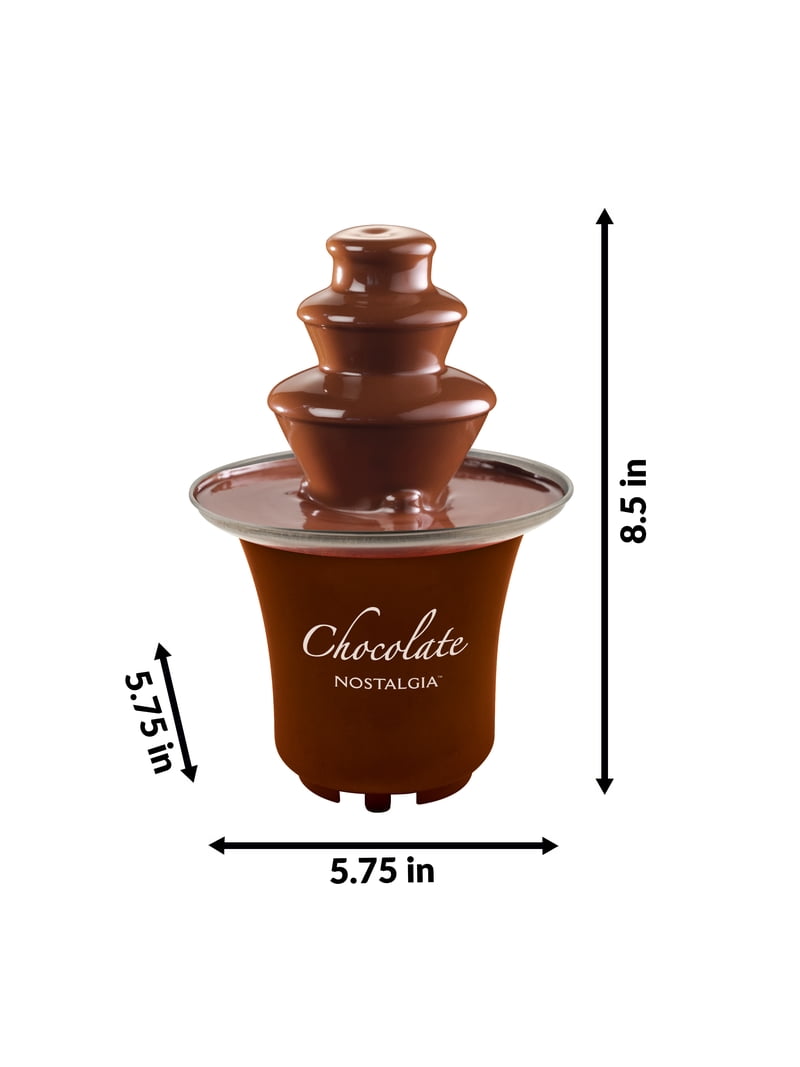 Nostalgia CFF300 3-Tier Chocolate Fountain, 1/2-Pound Capacity