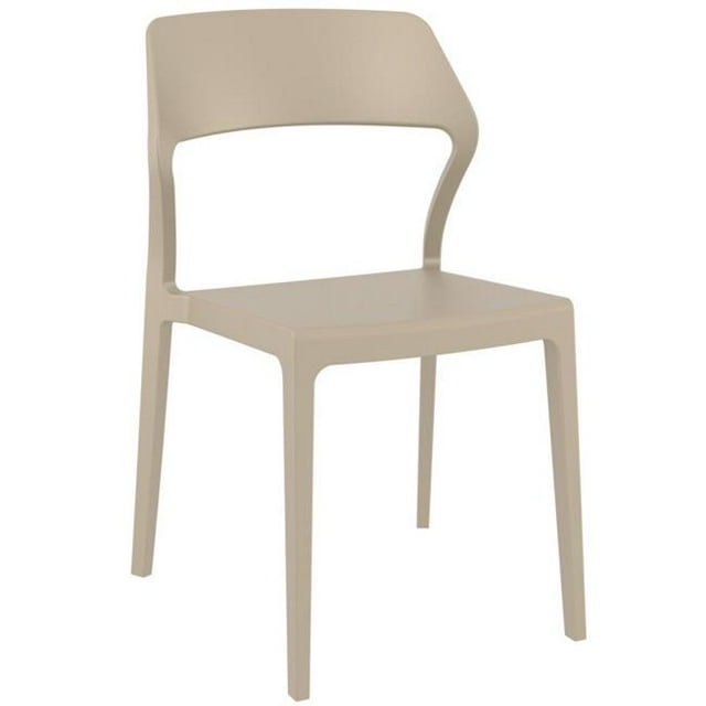 Siesta ISP092-DVR Chaise de Salle à Manger Neige Dove Gris - Ensemble de 2