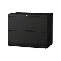 Lorell Lateral File 2-Drawer 42"x18-5/8"x28" Black 60554