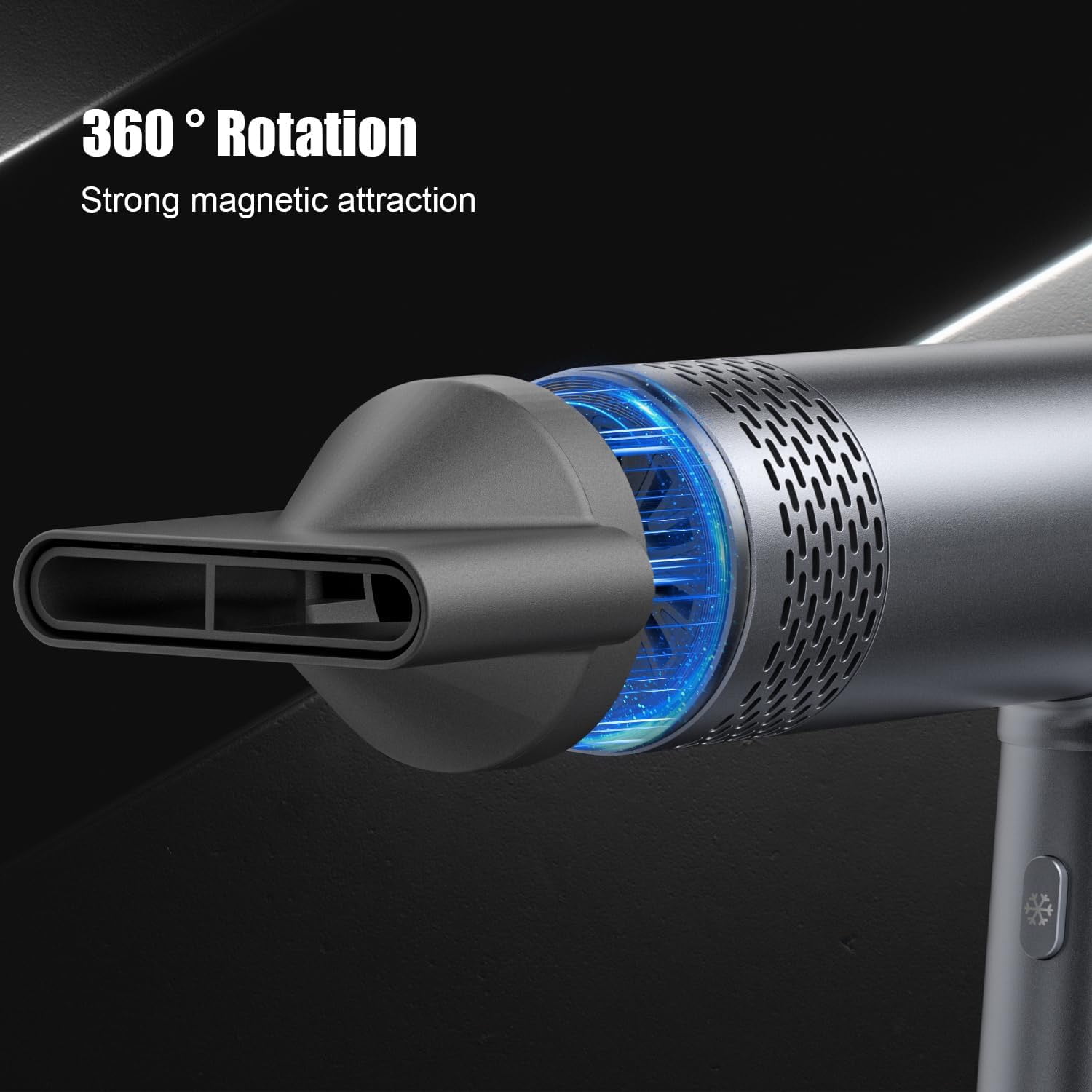 LEMULEGU Ionic Hair Brush Dryer, Hot Cold Air, High Heat for Curls, Size 7.7*1.7*7.3
