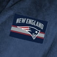 thumbnail image 3 of Men's The Northwest Group Navy New England Patriots Bathrobe, 3 of 3