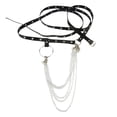 thumbnail image 2 of Cinturón de Cadena Yinane Cadena de Metal Negro Talla inconfundible, 2 of 7
